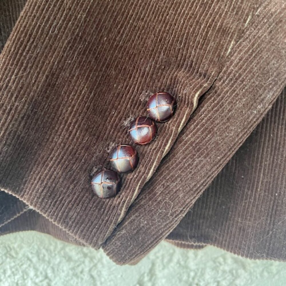 Vintage J. Crew Chocolate Brown Corduroy Blazer – new with tags - Picture 5 of 10
